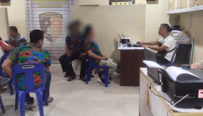 Polsek Medan Tembung Amankan Preman Diduga Memalak Di Toko Gypsum