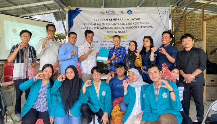LPPM Unimed Berdayakan Gapoktan Penangkar Bibit Kentang Melalui Teknologi Aeroponik