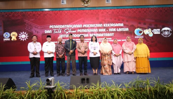 FH UMSU – PWA Sumut Gelar Talk Show Dan MoU Pemenuhan Hak-hak Lansia