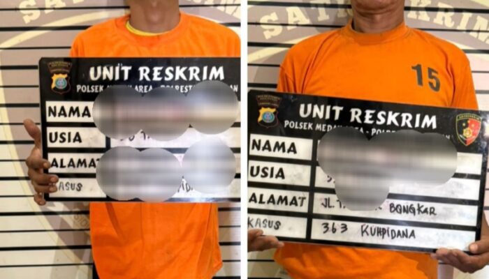 Terekam CCTV, Dua Pelaku Curanmor Didor