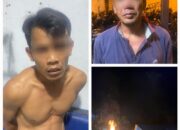 Polsek Sunggal Bakar Sarang Narkoba Di Desa Paya Geli