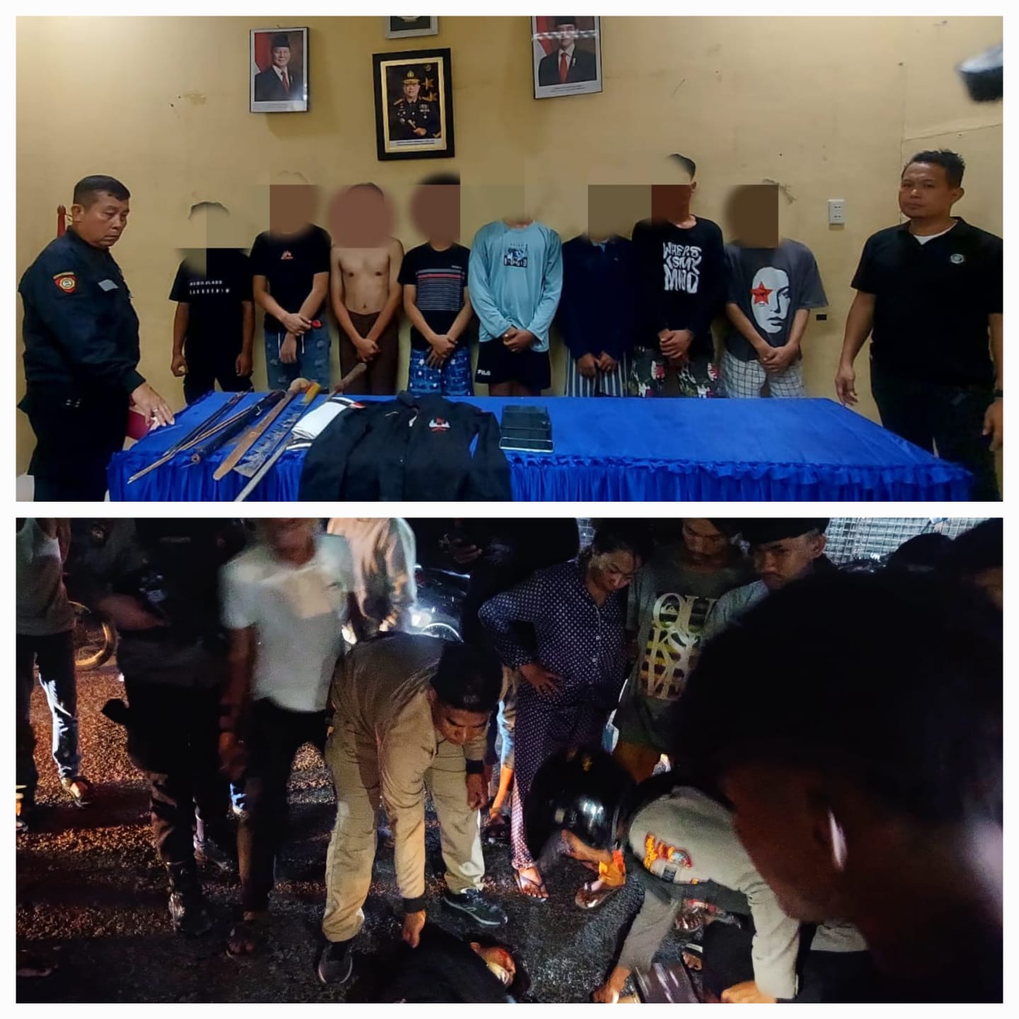 Polisi Ringkus 9 Remaja Terlibat Tawuran Di Labuhan Deli