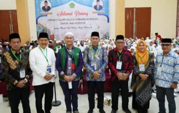 Calhaj Kloter 03 Embarkasi Medan Tiba Di Ahmed Pukul 05.30 WIB