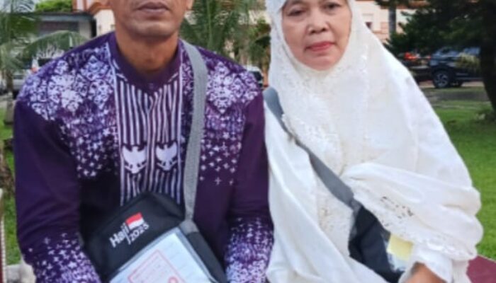 20 Tahun Jualan Pisang Goreng, Pasutri Asal Sergai Naik Haji