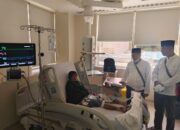 Kakan Kemenag Dan Wali Kota Padangsidimpuan Jenguk Calhaj Sakit Di RS King Salman bin Abdul Aziz