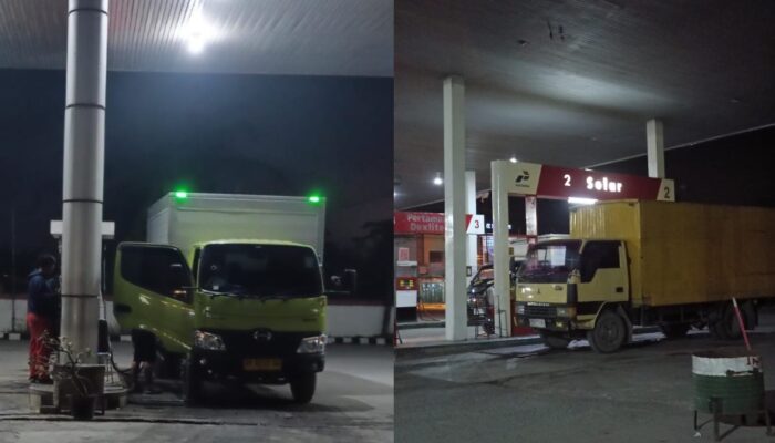 Truk Dimodifikasi, 2 SPBU Di Sergai Diduga Jual Solar Ke Mafia Truk Dimodifikasi, 2 SPBU Di Sergai Diduga Jual Solar Ke Mafia