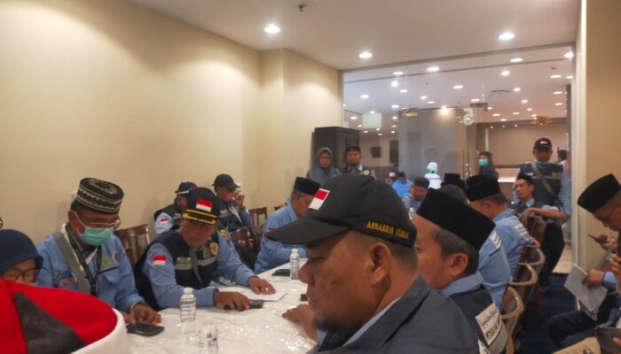 Jelang Armuzna Ketua Kloter 09 KNO Kordinasi Dengan Kepala Sektor 7 Makkah