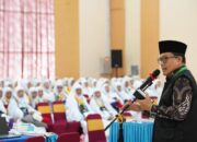 Sekretaris PPIH Embarkasi Medan Sambut Kedatangan Jamaah Calhaj Kloter 8