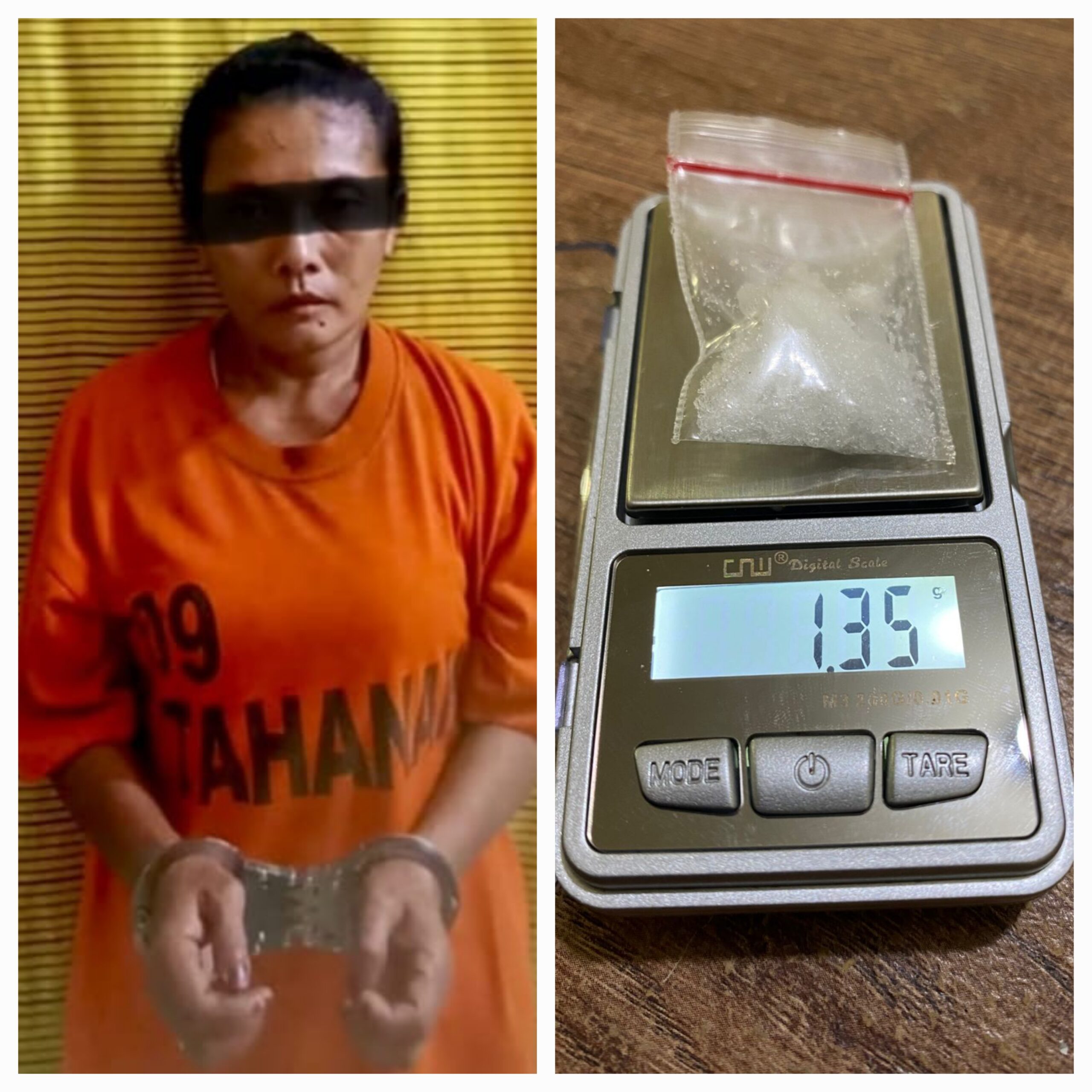 Kedapatan Jual Narkoba, IRT Diboyong Ke Polres Binjai