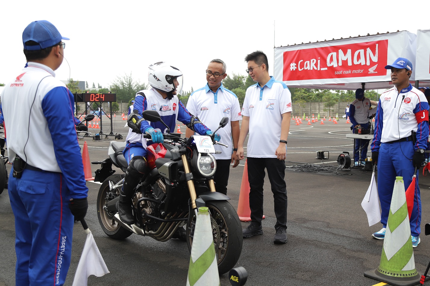 Prioritas Edukasi Berkendara, Honda Uji Keahlian Para Jagoan Safety Riding