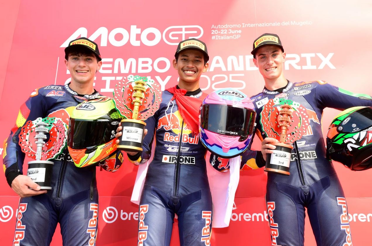Pebalap Astra Honda Kibarkan Merah Putih Di Thailand & Italia