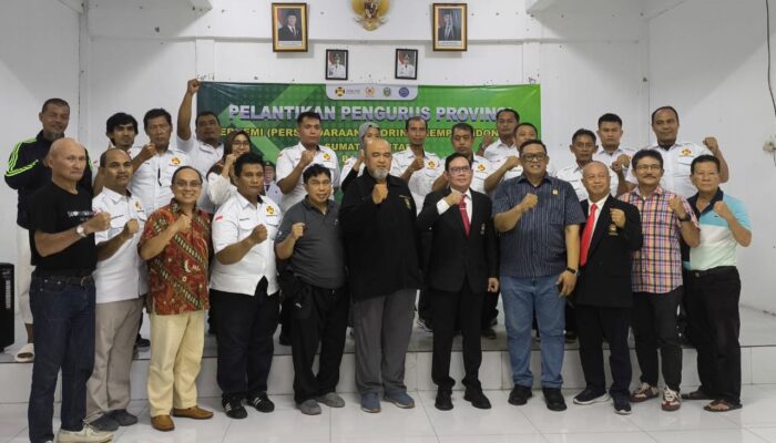 Ketum PB Lantik Darwin Pimpin Perkemi Sumut