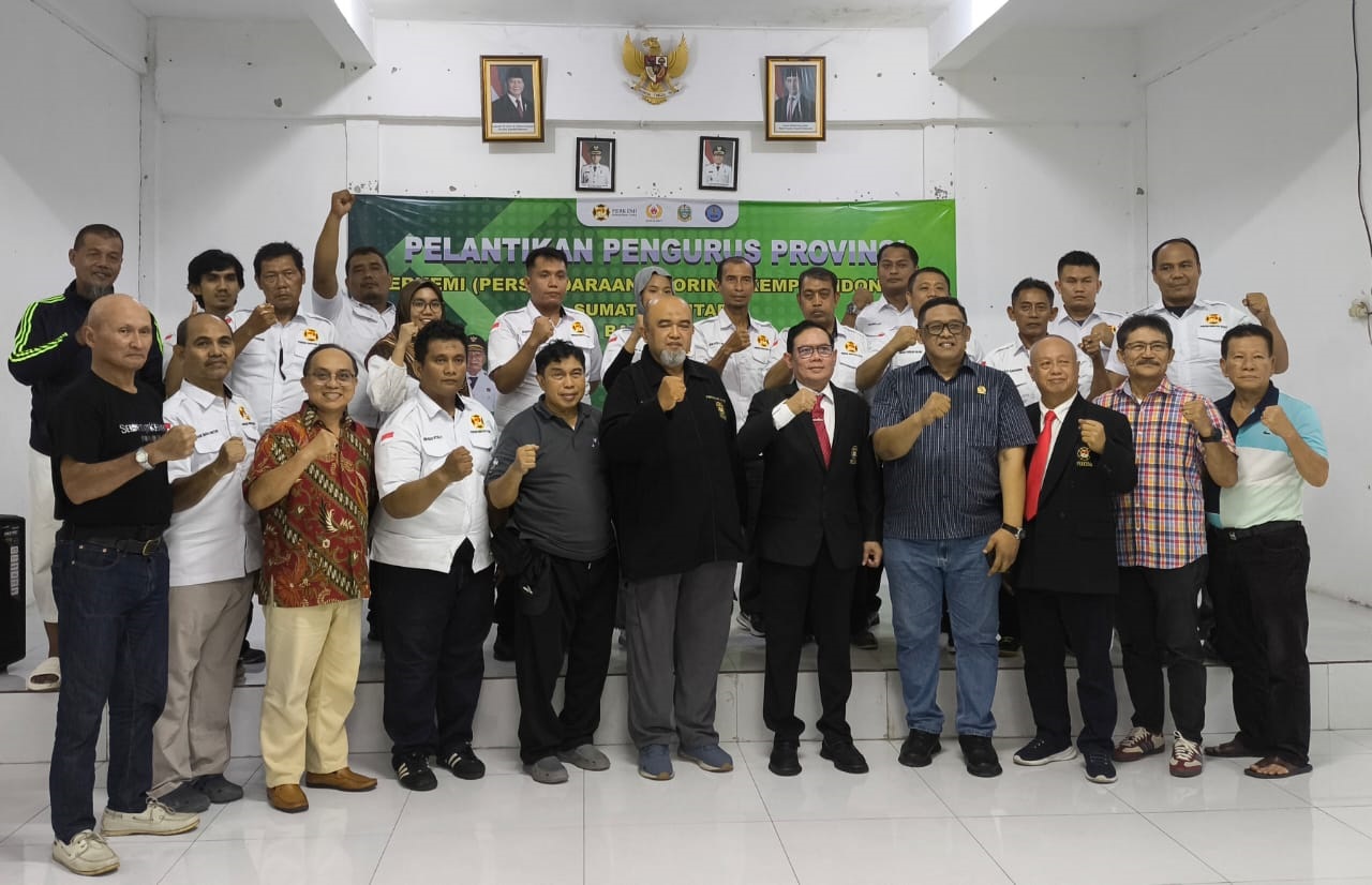 Ketum PB Lantik Darwin Pimpin Perkemi Sumut