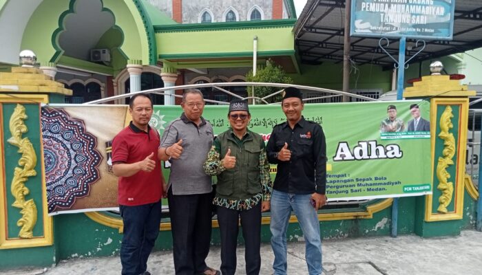 Gaungkan Semangat Berkurban, PCM Tanjungsari Sembelih 45 Lembu Dan 30 Ekor Kambing