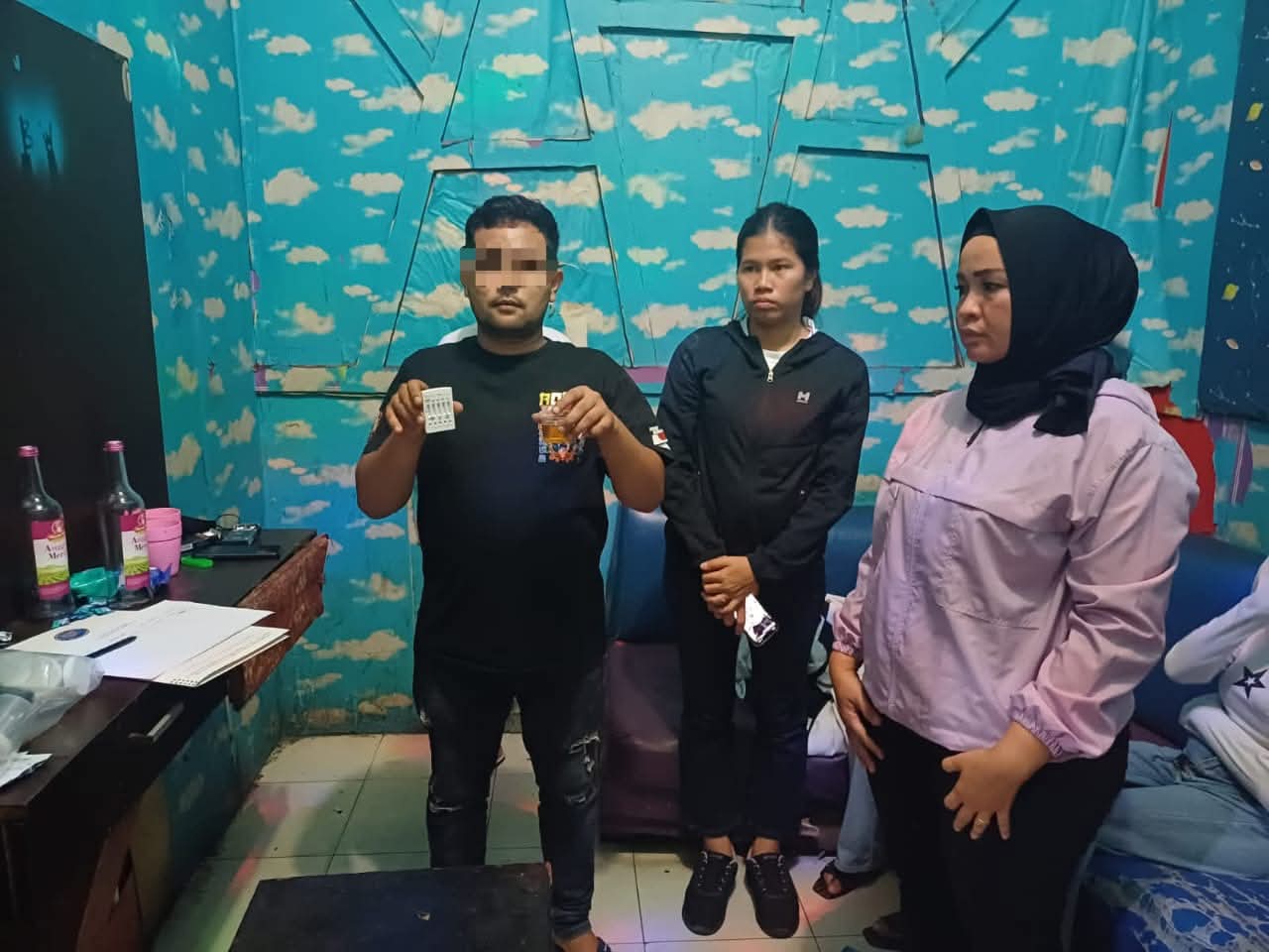 Razia HUT Bhayangkara, Lima Pengunjung THM Di Tebingtinggi Positif Narkoba