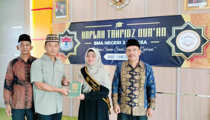 Dandim Aceh Timur Motivasi Wisudawan Tahfiz SMAN 3 Langsa