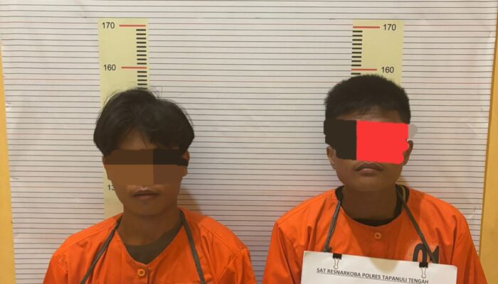 Polres Tapteng Ringkus 2 Pengedar Sabu Dari Pinangsori