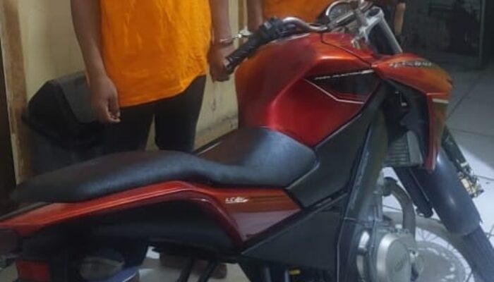 Polisi Tangkap Dua Pencuri Sepeda Motor Di Sei Bingai