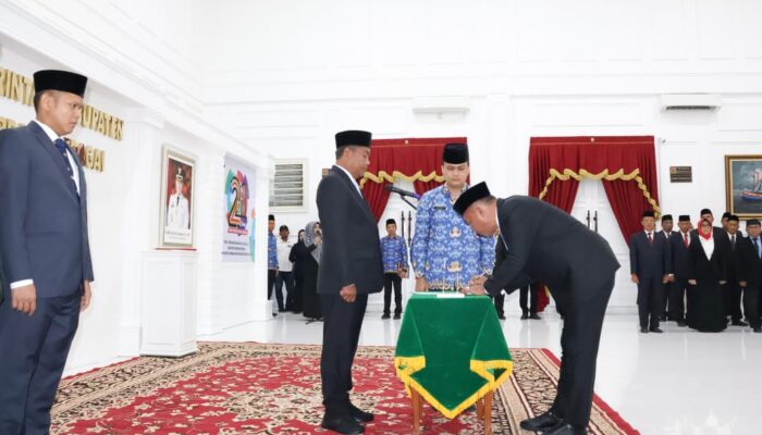 Dilantik Darma Wijaya, Suwanto Jabat Sekdakab Sergai