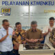 Kementerian Keuangan (Kemenkeu) meresmikan layanan “Kemenkeu Satu” di Bandar Udara Internasional Kualanamu, Sumatera Utara, Minggu (1/6).
