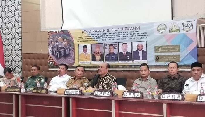 Bupati Salim Fakhry Hadiri Temu Ramah Forbes DPR Aceh Dapil VIII