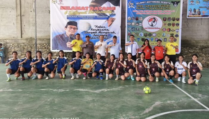Ketua DPRD Gunungsitoli Buka Turnamen Futsal U-19 se-Kepulauan Nias
