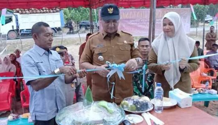 Bupati Aceh Tamiang Resmikan Perpustakaan Kampung Lubuk Damar