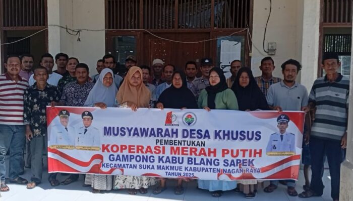 Desa Kabu Blang Sapek Bentuk KMP Untuk Kesejahteraan Warga