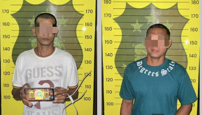 Polres Sabang Ciduk Dua Pelaku Judi Online
