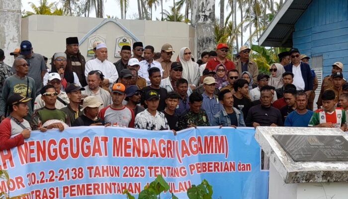 Masyarakat Aceh Singkil Dukung DPR/DPD RI Tolak Kepmendagri Soal Empat Pulau