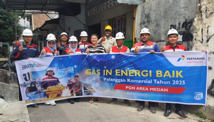 PGN Salurkan Gas Bumi Ke Toko Bika Ambon Nikmat ‘twins’ di Medan