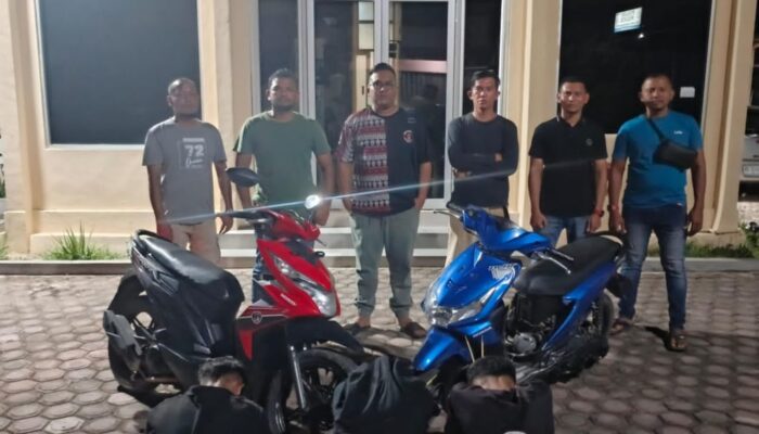 Tim Lebah Amankan Pelaku Curanmor Di Parkiran Masjid
