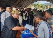Kebakaran Hanguskan Rumah Di Desa Lingga Alas, Bupati Agara Turun Beri Bantuan