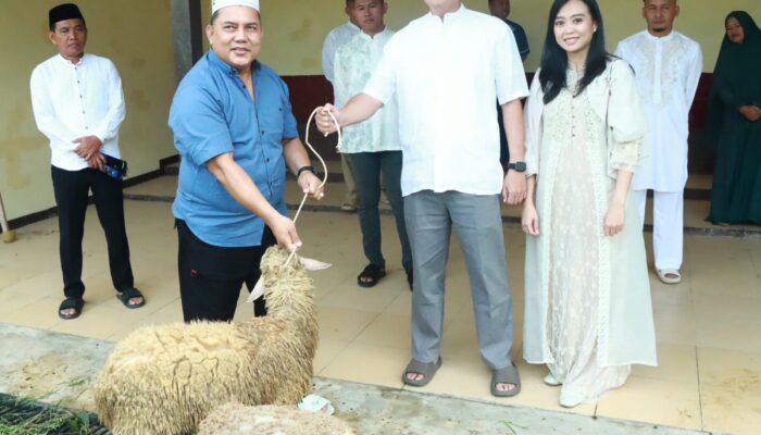 Polres Binjai Kurban 7 Ekor Sapi Dan 9 Kambing