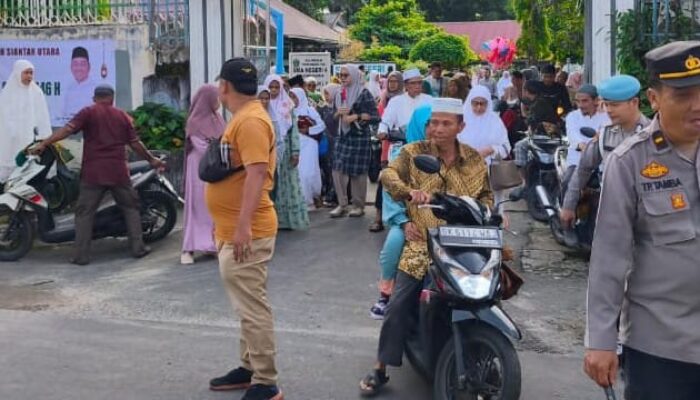 55 Personel Polres Pematangsiantar Amankan Sholat Idul Adha