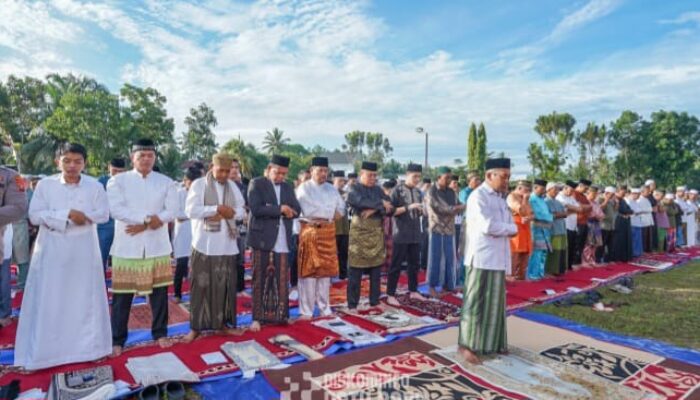 Sholat Idul Adha Dan Penyerahan 41 Hewan Kurban Di Batubara