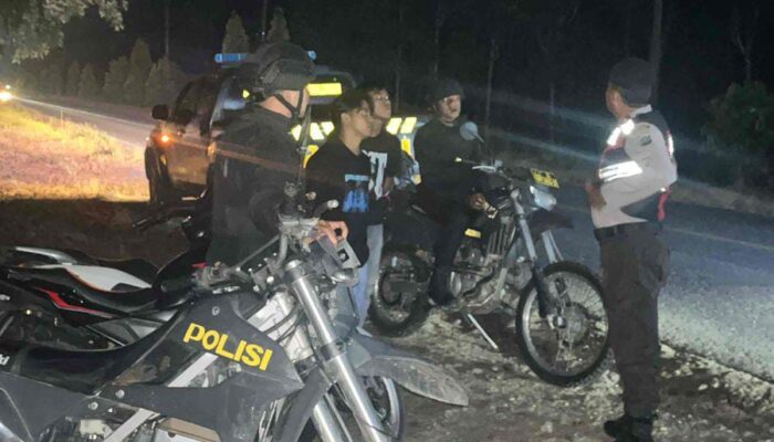 Polres Simalungun Gelar Patroli Cegah Balap Liar