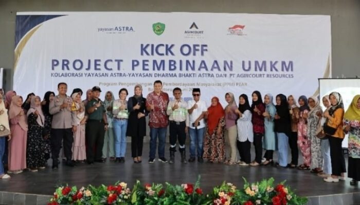 Kick Off Kolaborasi PTAR Dan YDBA Bina UMKM Tapsel