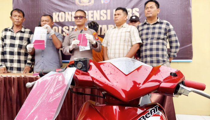 Pencuri Motor Bermodus Minta Diantar Diringkus Polisi