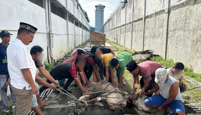 Lapas Labuhanruku Sembelih Hewan Kurban