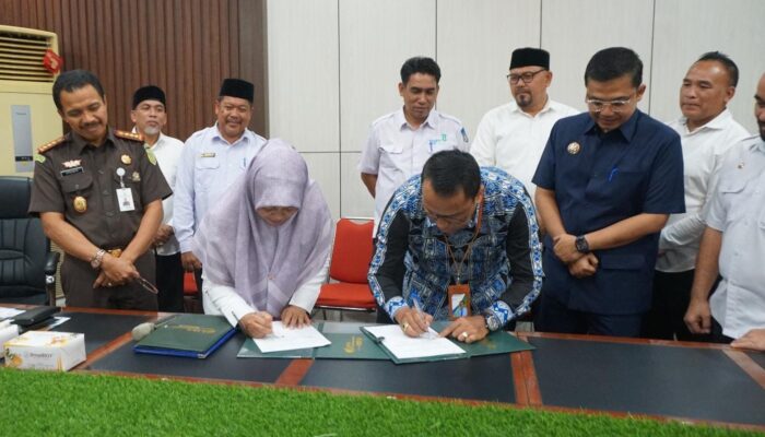 Pemko Langsa dan BPJS Ketenagakerjaan Jamin Sosial Pekerja Rentan