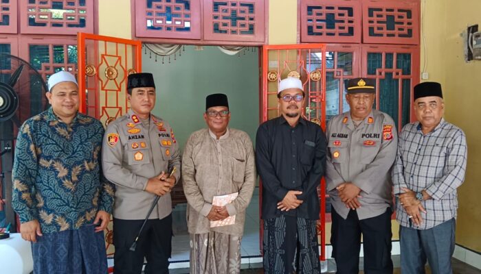 Kapolres Lhokseumawe Jalin Sinergi Dengan Ulama Di Dayah Cot Trueng