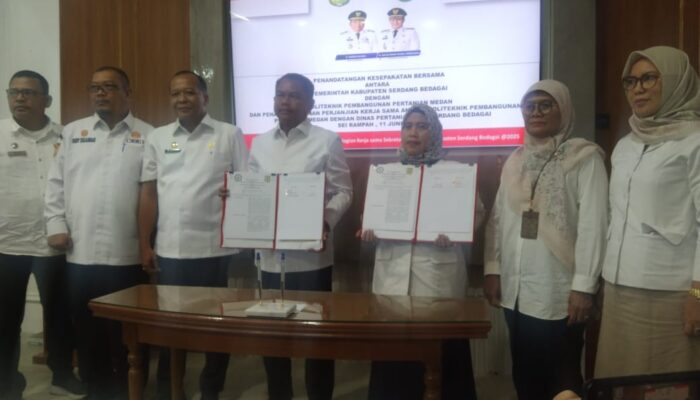 Cetak Petani Millenial, Polbangtan Kementan Kerjasama Pemkab Sergai
