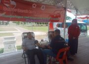 PDDI Lhokseumawe Gelar Kegiatan Donor Darah Di Lapangan Hirak