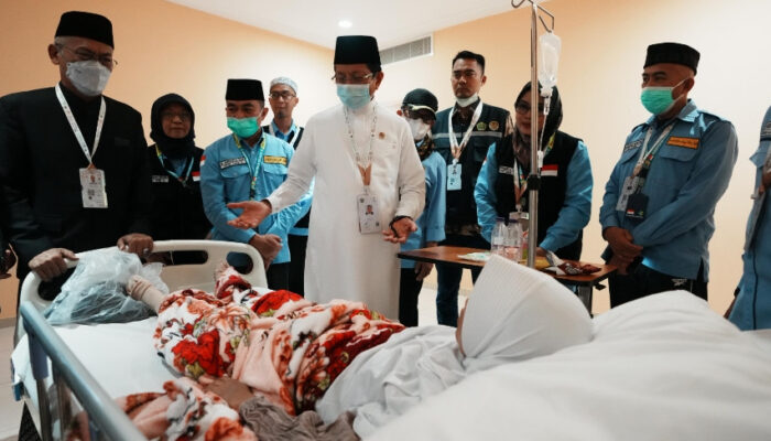 Kunjungi RSAS dan KKHI Makkah, Menag Doakan Untuk Kesembuhan Jemaah
