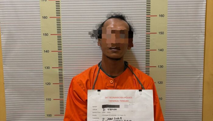 Polres Tapteng Tangkap Terduga Sabu