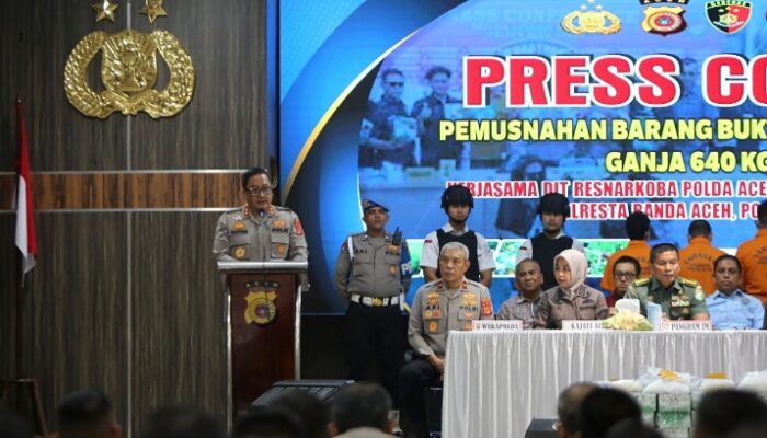 Polda Aceh Terapkan TPPU Beri Efek Jera Pengedar Narkoba