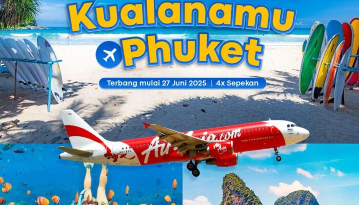 27 Juni,Thai AirAsia Buka Rute Phuket-Medan, PT Angkasa Pura Aviasi Dukung Penuh