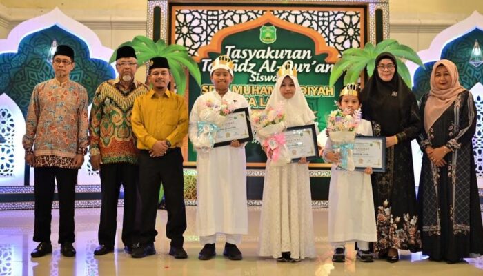 192 Hafidz/Hafidzah SD 2 Muhammadiyah Langsa Ikut Tasyakuran Tahfidz Al-Qu’ran