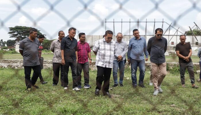Anggota DPD RI Tinjau Stadion Sangnaualuh Pematangsiantar